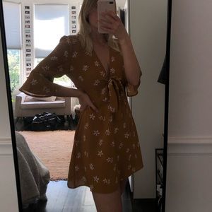 Yellow Dress with Flowers